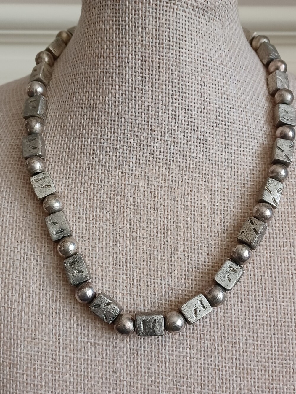 Vintage Designer Anat Gelbard Brutalist Necklace 💫 *RARE*